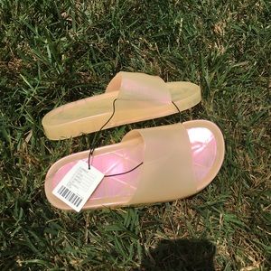 Urban Outfitters Jelly Slides